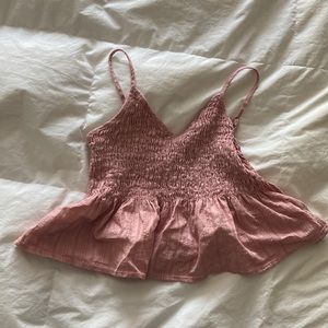 Soft pink tank top